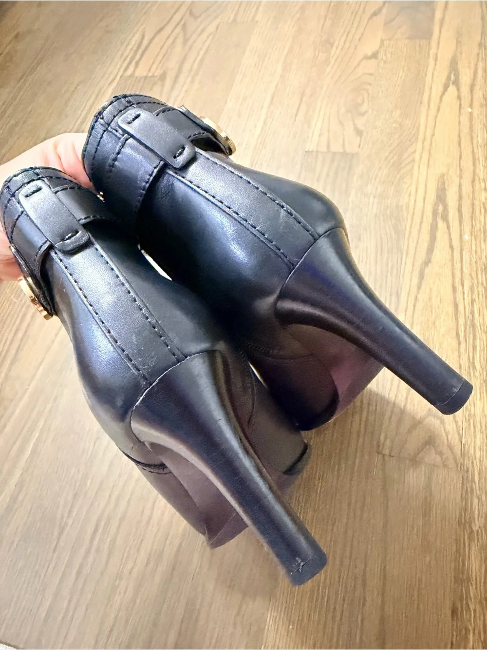 Tory Burch Booties - Bristol High Heel Size 7 Black Leather